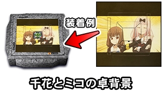 藤原と伊井野の卓背景